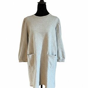Smash + Tess Parker Mini Dress Heather Grey Size Medium